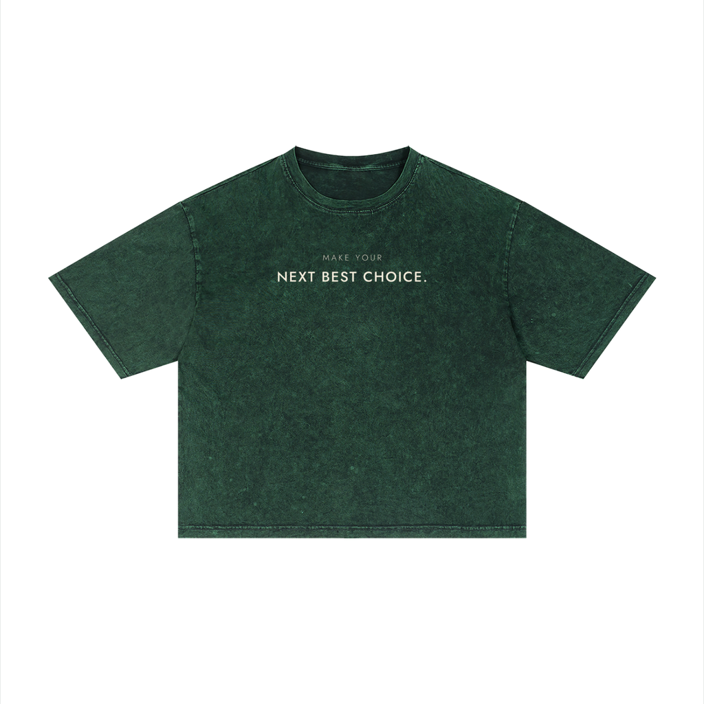 Your Next Best Choice Mineral Wash Boxy T-Shirt