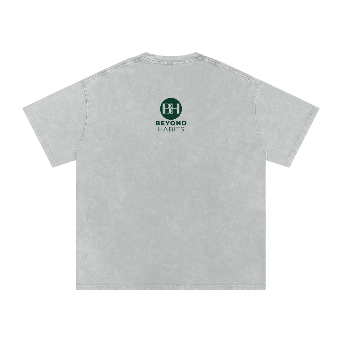 Small Habits Snow Washed Oversized Cotton T-Shirt