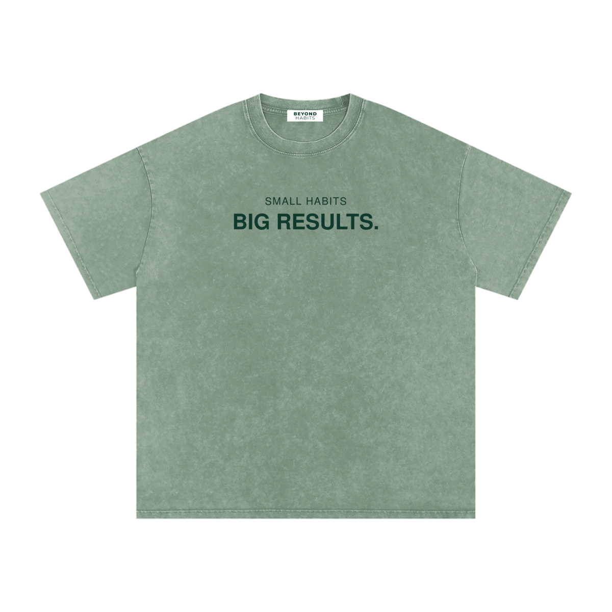 Small Habits Snow Washed Oversized Cotton T-Shirt